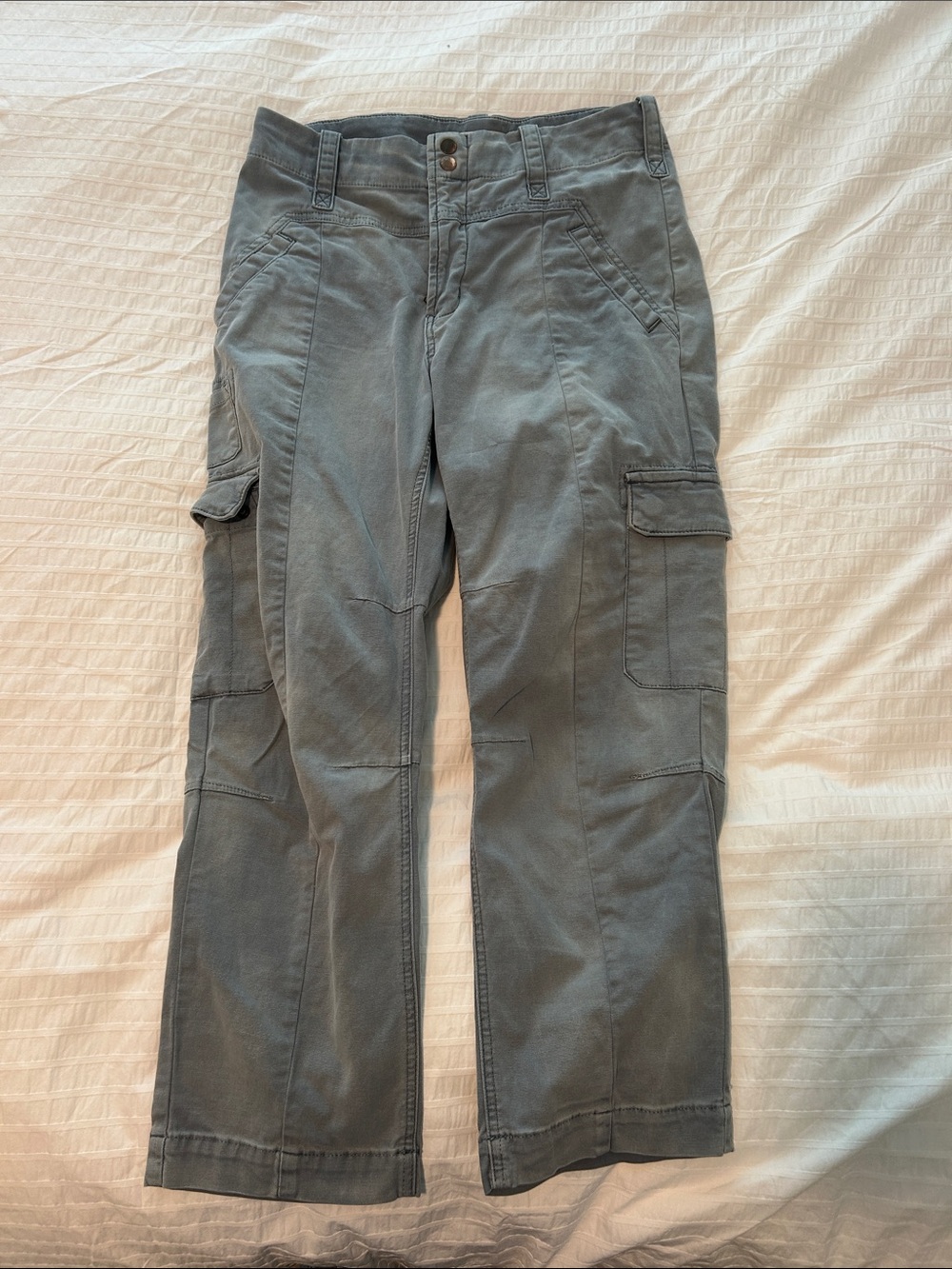 Women's Anthropologie Grey Cargo Pants